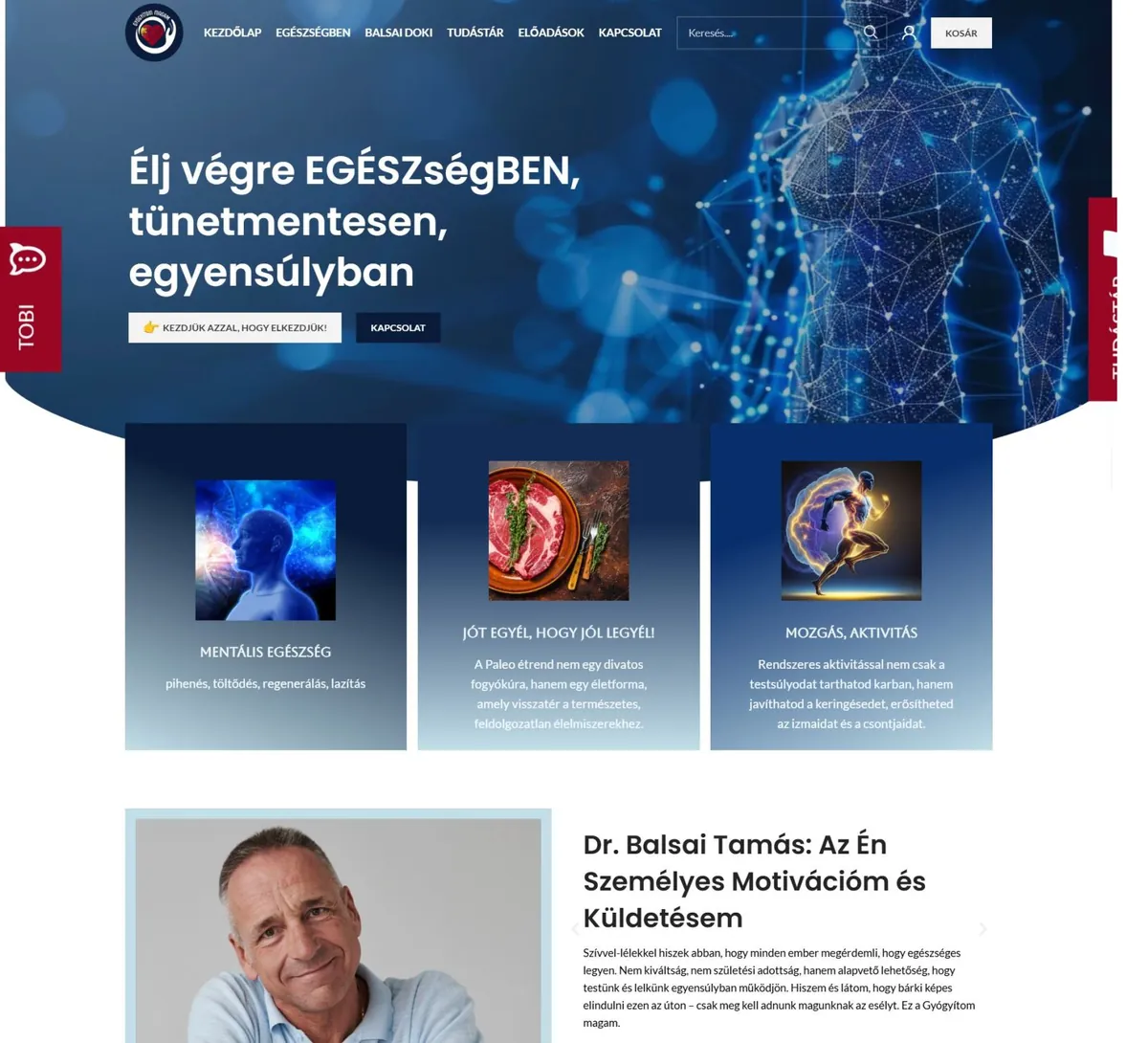 Gyogyitommagam.hu – Egészségügyi portál – a korábbi referenciaoldal kiemelt képe