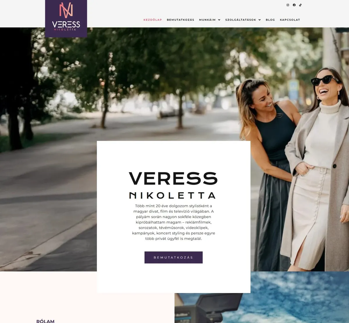 Veress Nikoletta Jelmeztervező, Stylist – a korábbi referenciaoldal kiemelt képe